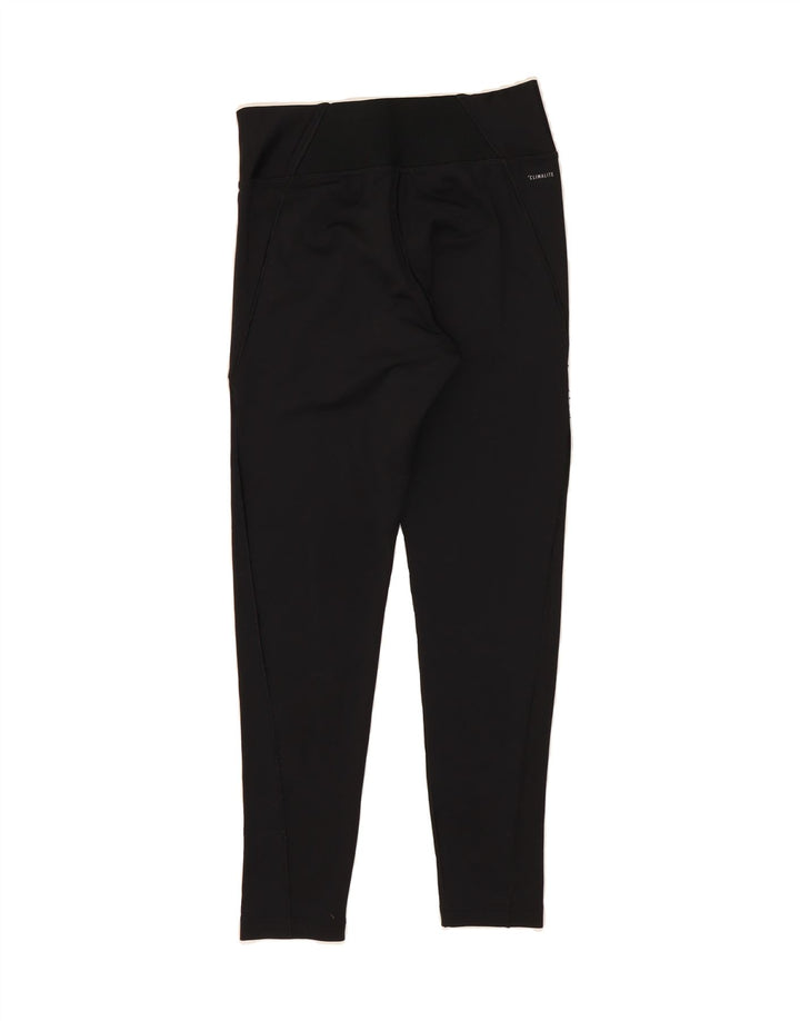 ADIDAS Womens Leggings UK 12/14 Medium  Black Vintage Adidas and Second-Hand Adidas from Messina Hembry 
