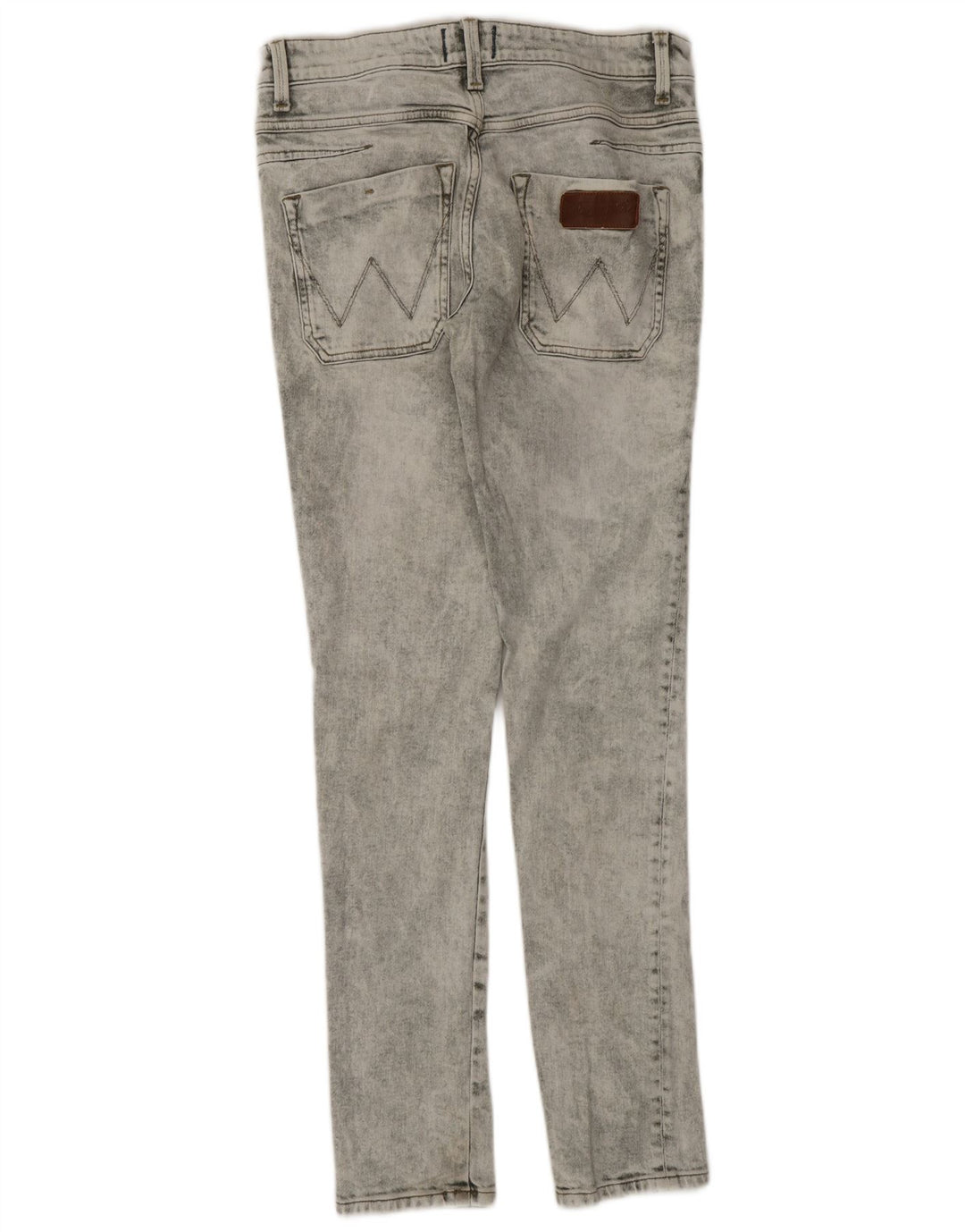 WRANGLER Mens Bostin Slim Jeans W30 L33 Grey Cotton