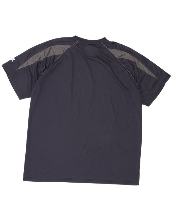 RUSSELL ATHLETIC Muška visoka majica kratkih rukava 2XL tamnoplava poliesterska boja