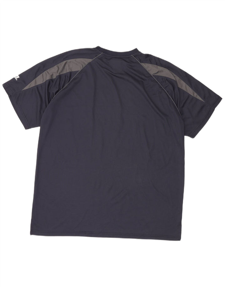 RUSSELL ATHLETIC Muška visoka majica kratkih rukava 2XL tamnoplava poliesterska boja