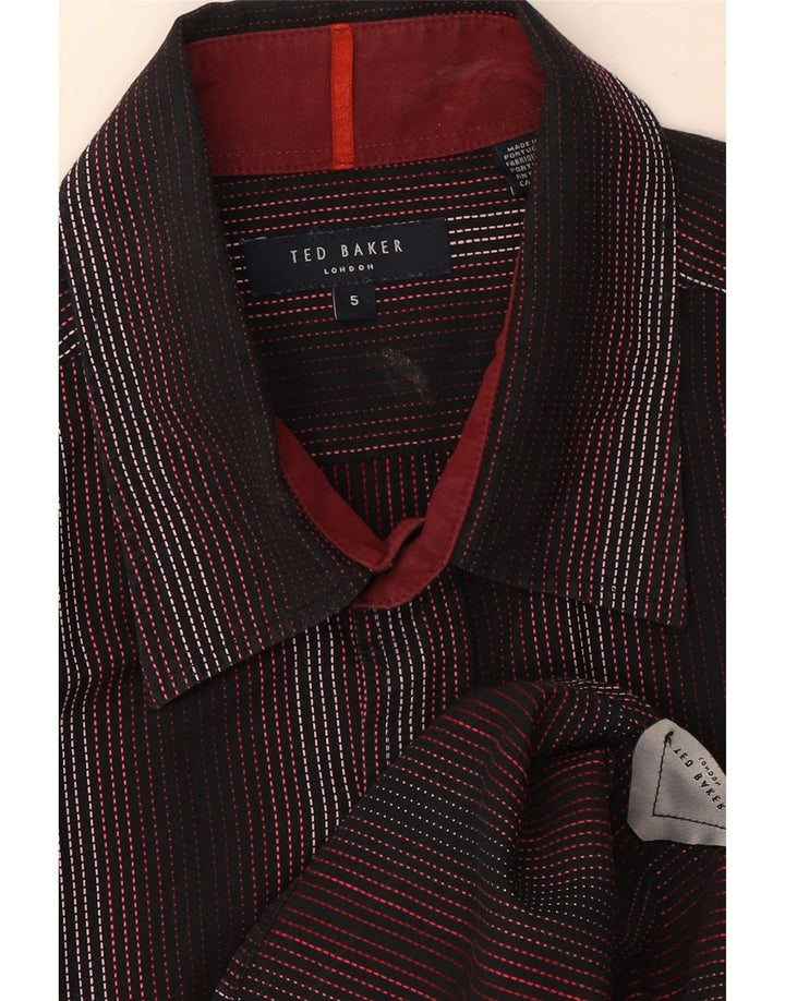 Ted Baker muška košulja veličina 5 XL crna na pruge