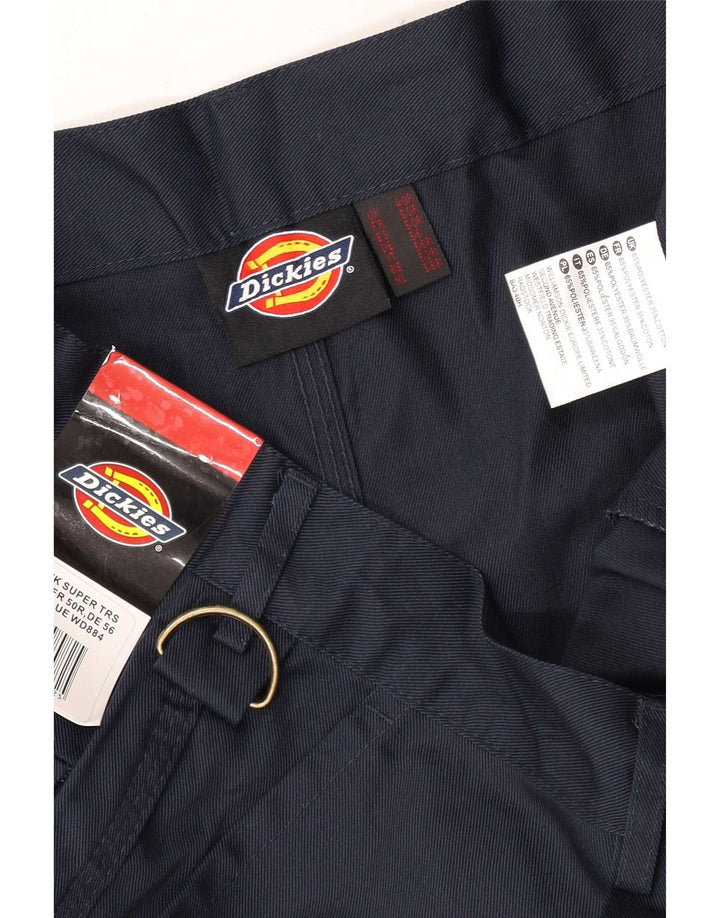 Dickies muške ravne kargo hlače W40 L31 tamnoplavi poliester