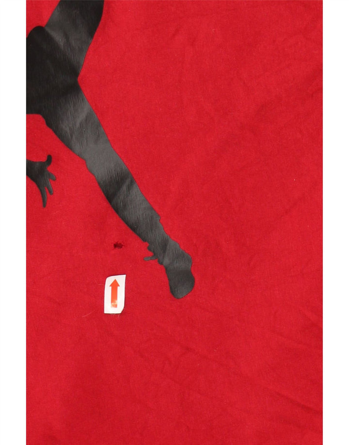 JORDAN Muška majica kratkih rukava srednje veličine, crveni pamuk