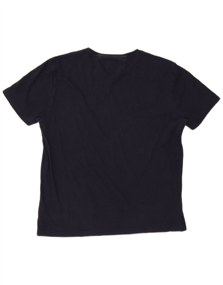 TOMMY HILFIGER Muška majica kratkih rukava Slim Fit 2XL Mornarsko plavi pamuk