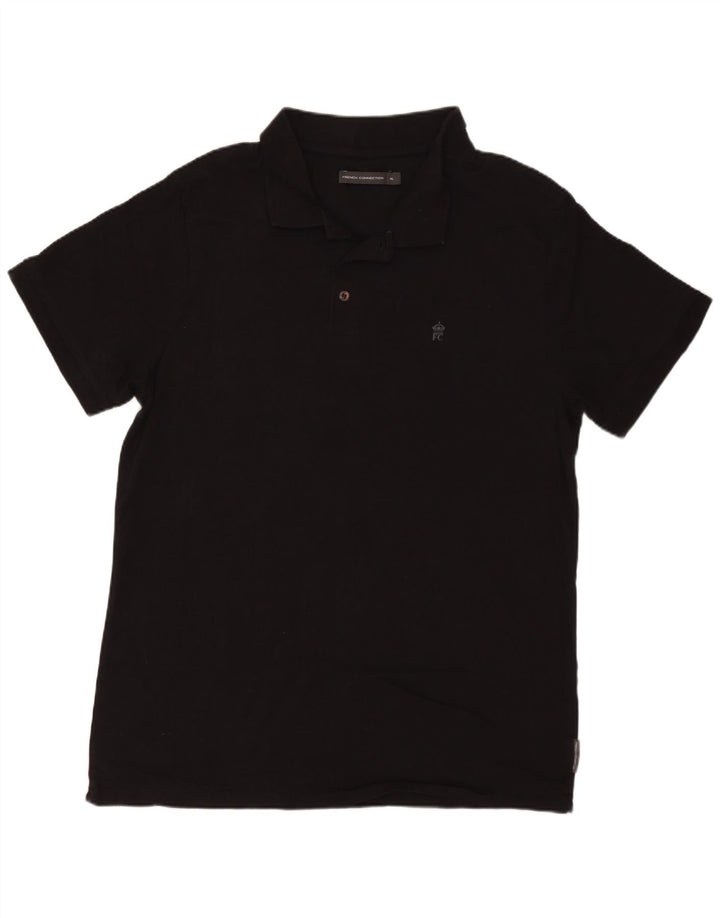 FRENCH CONNECTION Muška polo majica XL crni pamuk