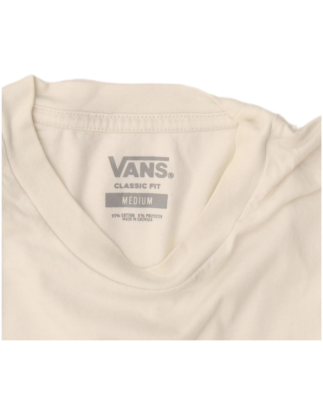 Vans muška klasična majica kratkih rukava srednje bijele boje, pamuk