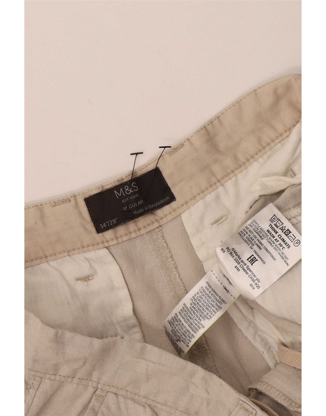 Marks & Spencer muške obične bermude W34 Large Beige Lan