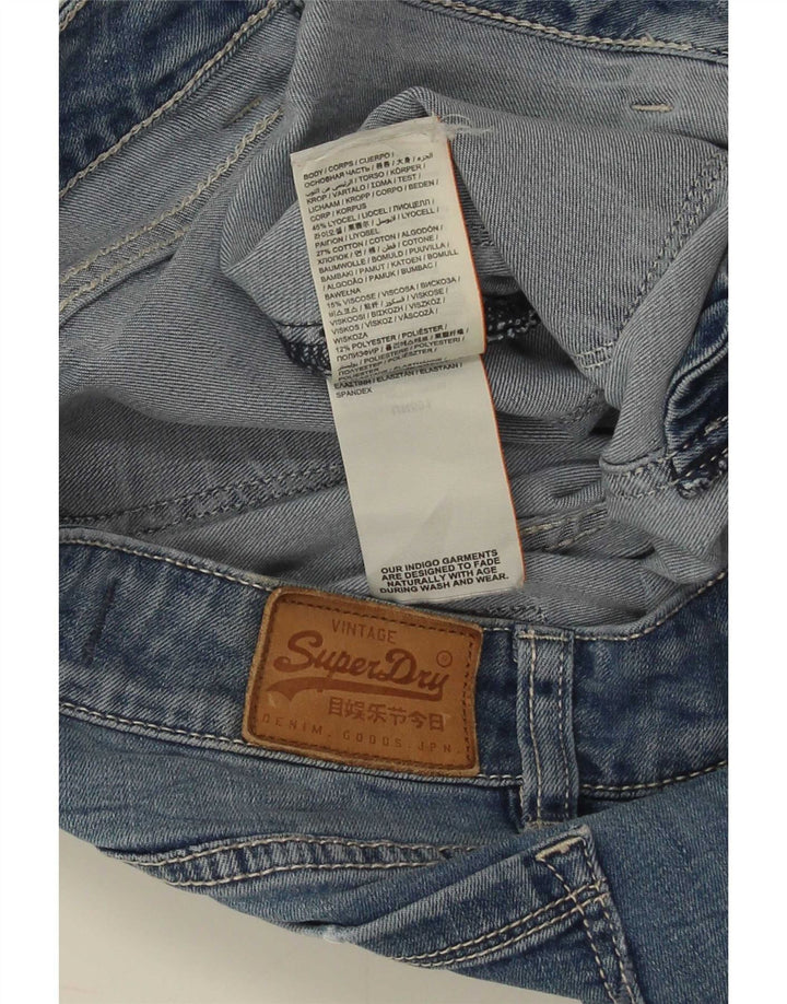 Superdry ženske lepršave traperice Zadie W26 L30 plavi liocel