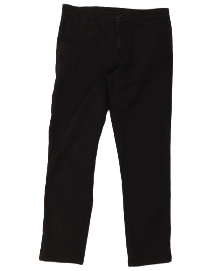 Carhartt muške Sid ravne chino hlače W32 L30 crni pamuk