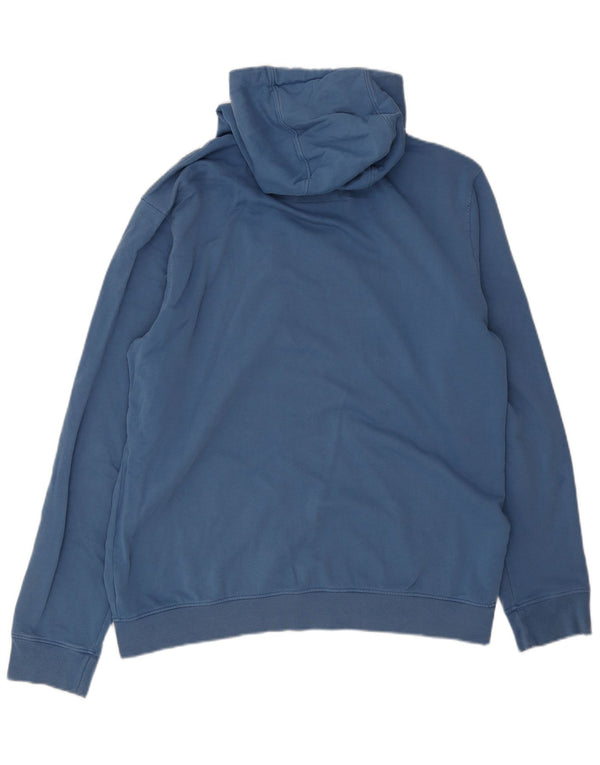 Crew Clothing Muški pulover s kapuljačom s patentnim zatvaračem XL plavi pamuk