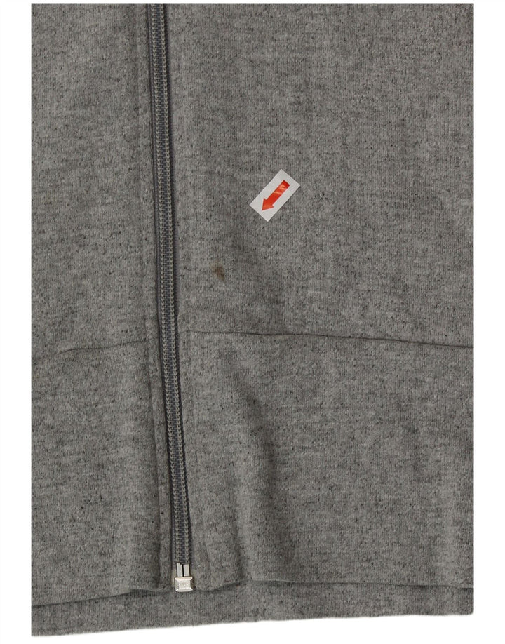 Adidas ženska gornja jakna kratke trenirke UK 12 srednje sivi pamuk