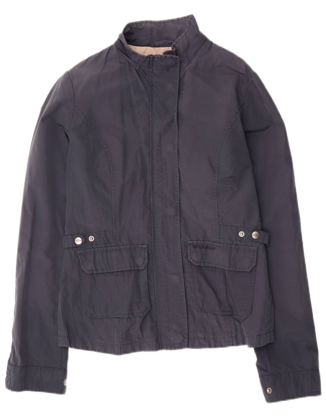 Woolrich ženska bomber jakna UK 16 Veliki tamnoplavi pamuk