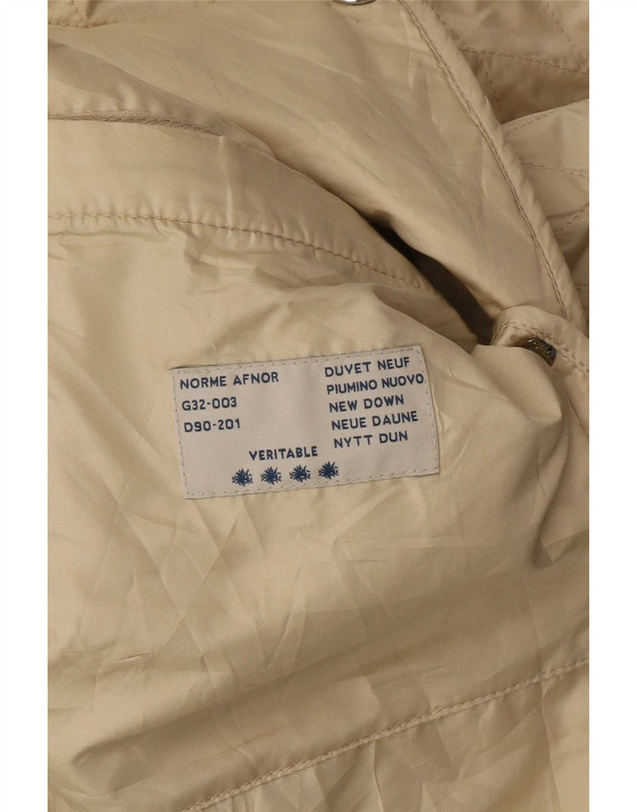 Moncler ženska prošivena jakna, veličina 4 XL, bež