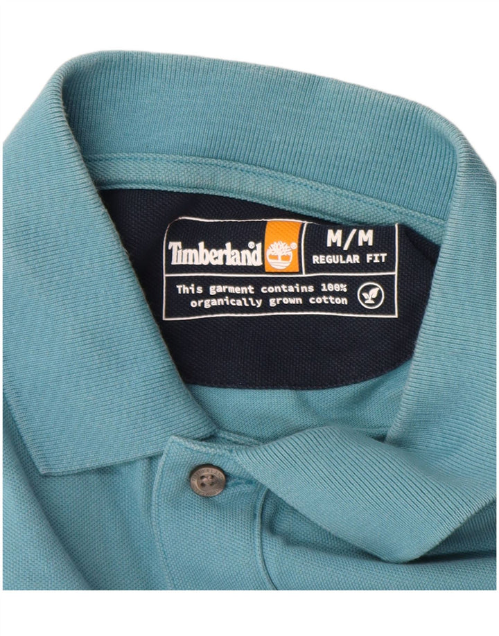 Timberland muška polo majica standardnog kroja srednje plavi pamuk