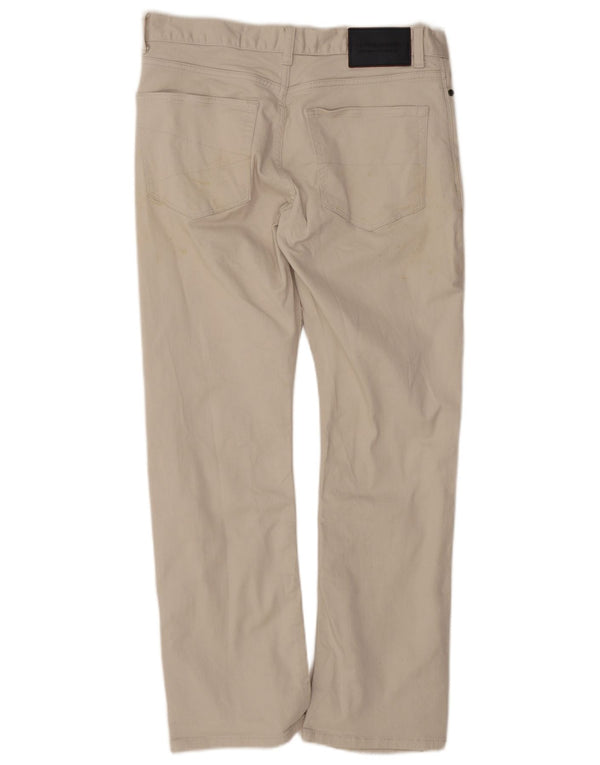 Marks & Spencer muške ležerne hlače Bootcut W32 L29 bež pamuk