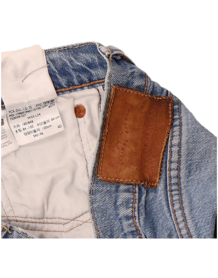 Levi's ženske uske traperice W33 L32 plavi pamuk