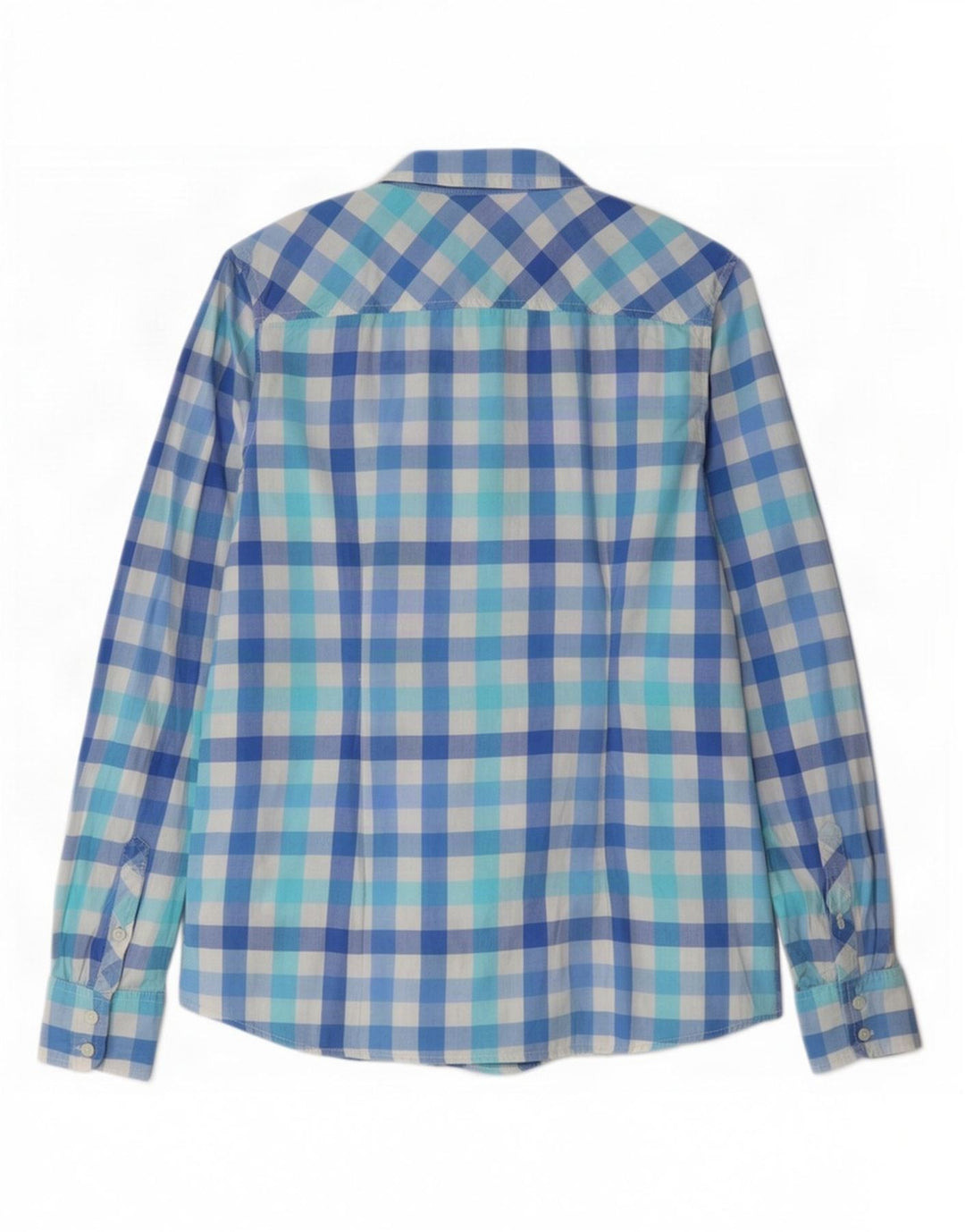 Tommy Hilfiger ženska košulja UK 10 Small Blue Gingham pamuk