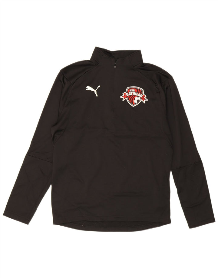 Puma muška trenirka AS Gatineau Graphic Zip Neck Pulover Top Mala crna