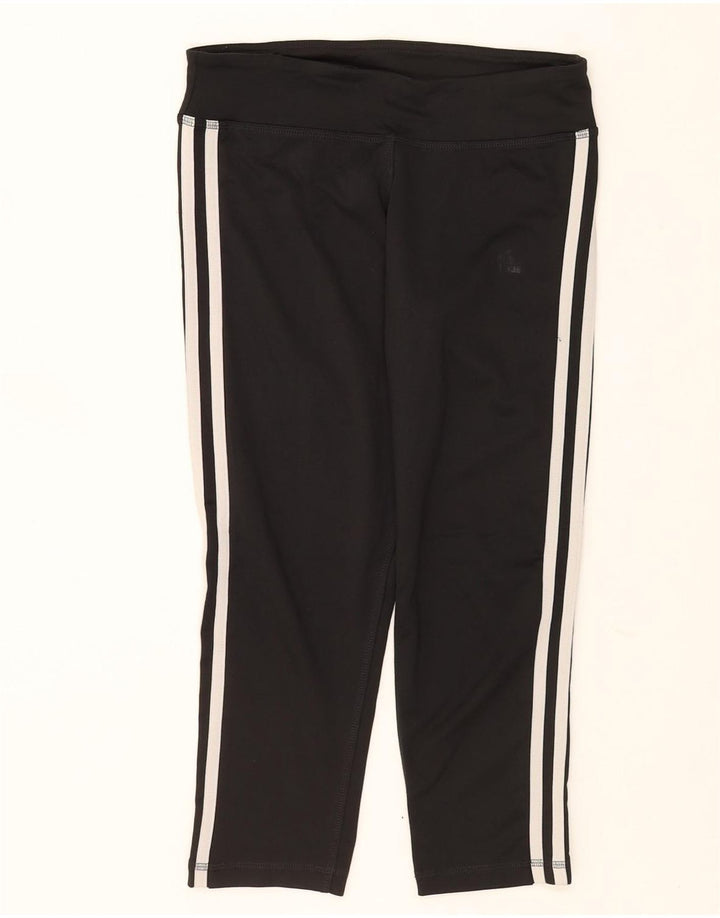 ADIDAS ženske Climalite Capri tajice UK 8/10 male crne poliesterske