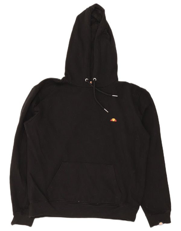Ellesse Ženska majica s kapuljačom UK 12 Srednji crni pamuk