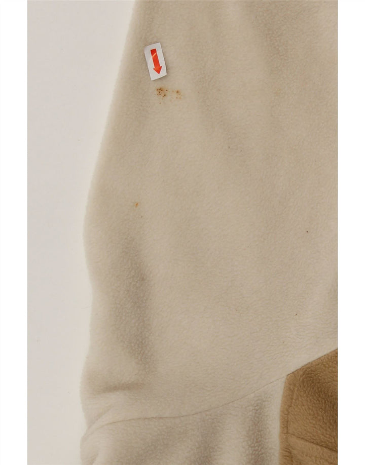 COLUMBIA ženski kratki flis džemper UK 14 srednje bijele boje