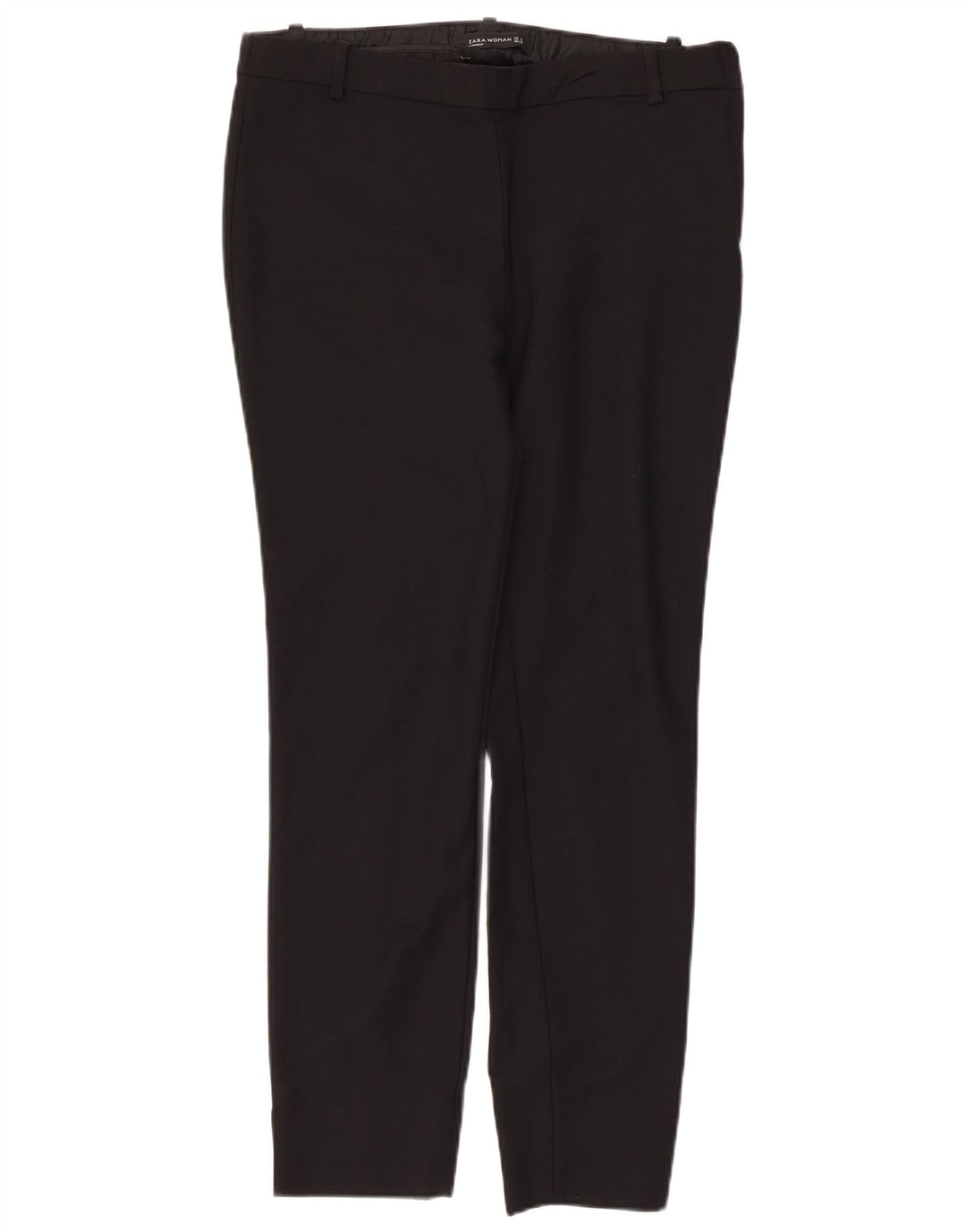 Zara ženske uske ležerne hlače srednje veličine W32 L26 crne
