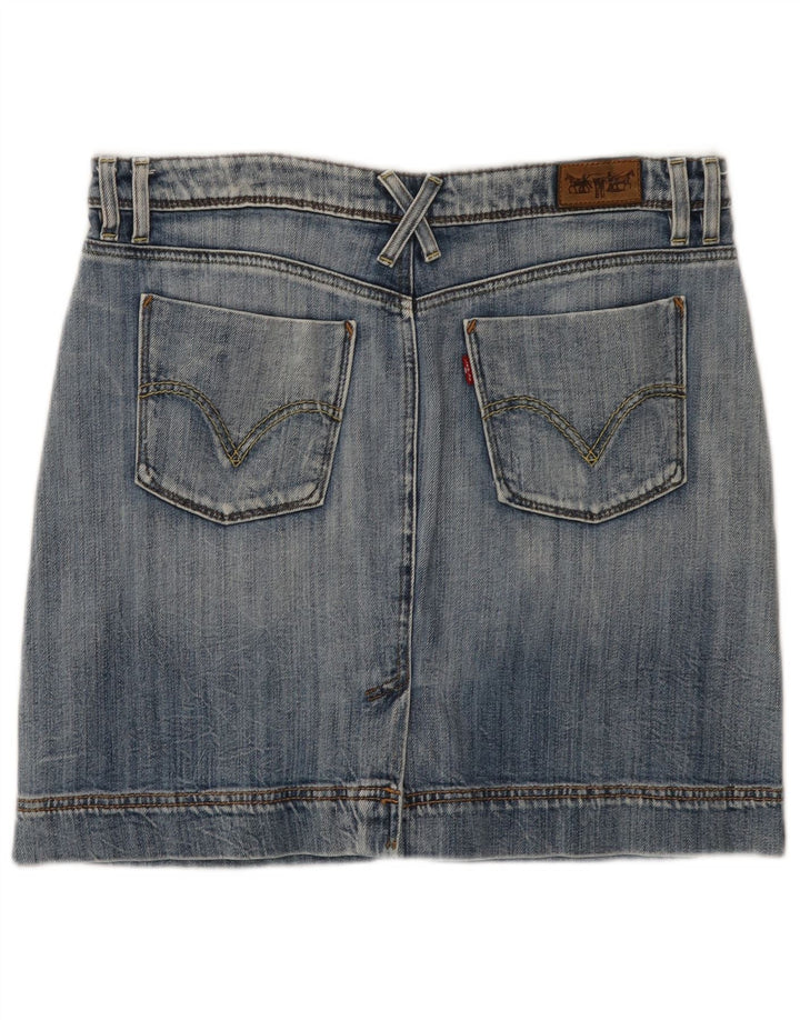 LEVI'S ženska mini traper suknja velika W34 plavi pamuk