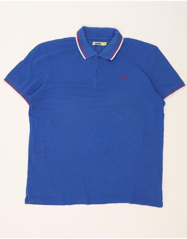 Diadora muška polo majica 3XL pamuk na plave pruge