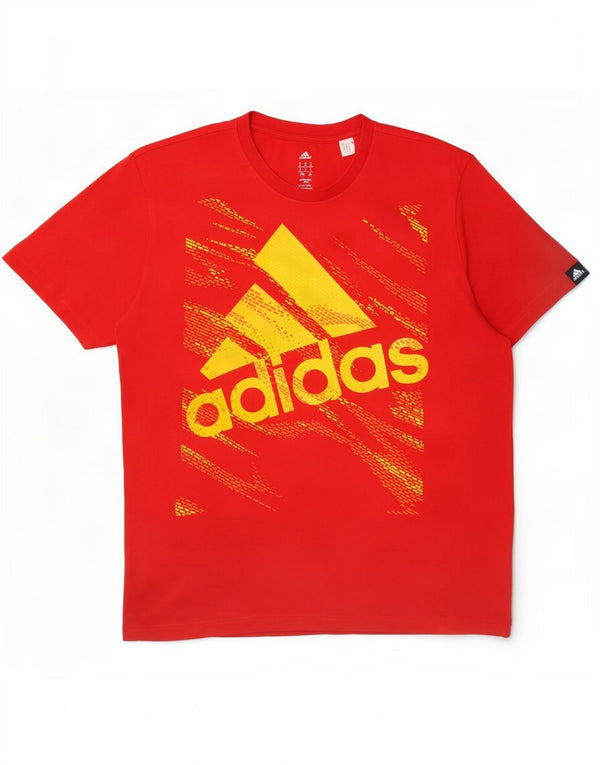 Adidas muška majica kratkih rukava Climalite Graphic XL, crveni pamuk