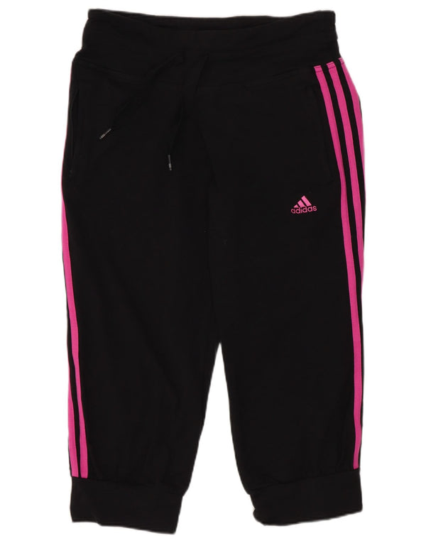 Adidas ženske sportske kratke hlače Bermuda UK 8 male crne pamučne sportske hlače