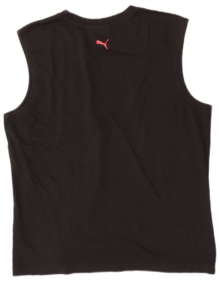Puma muški grafički top XL crni prsluk