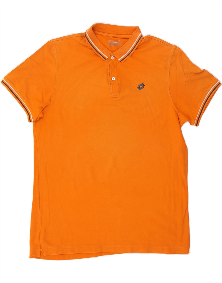 LOTTO Mens Polo Shirt 2XL Orange Vintage Lotto and Second-Hand Lotto from Messina Hembry 