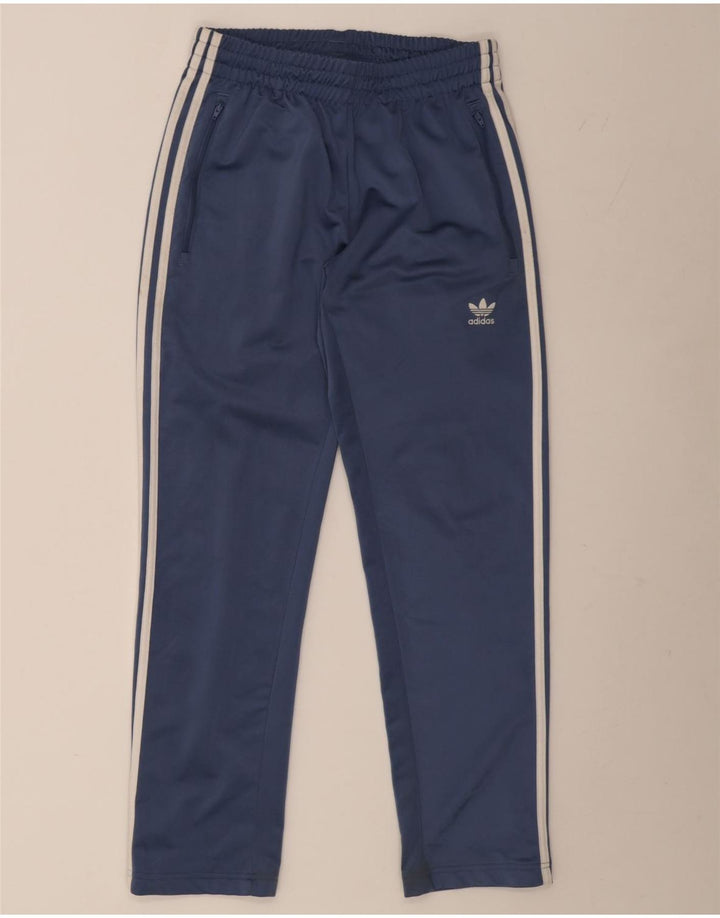Adidas muške trenirke srednje plave poliesterske hlače