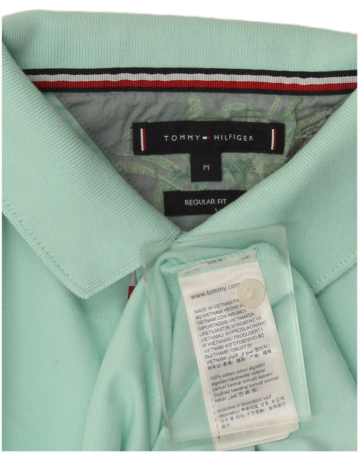 Tommy Hilfiger muška polo majica srednjeg tirkiznog kroja srednje kroja