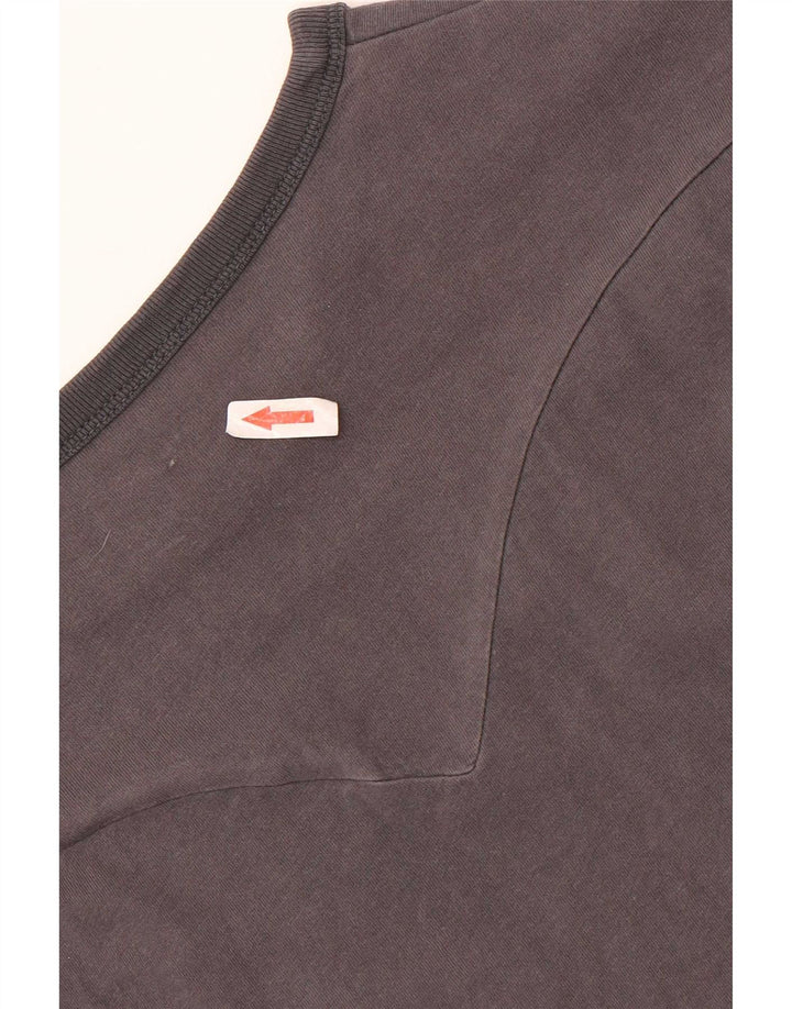 Levi's muška majica dugih rukava s grafikama, mala, siva pamučna