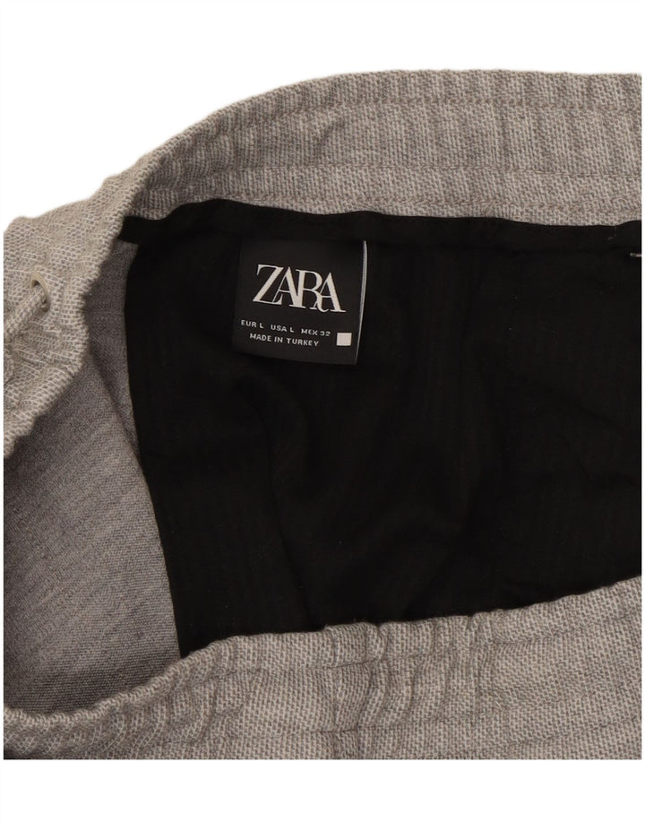 Zara ženske trenirke hlače UK 16 Large Grey