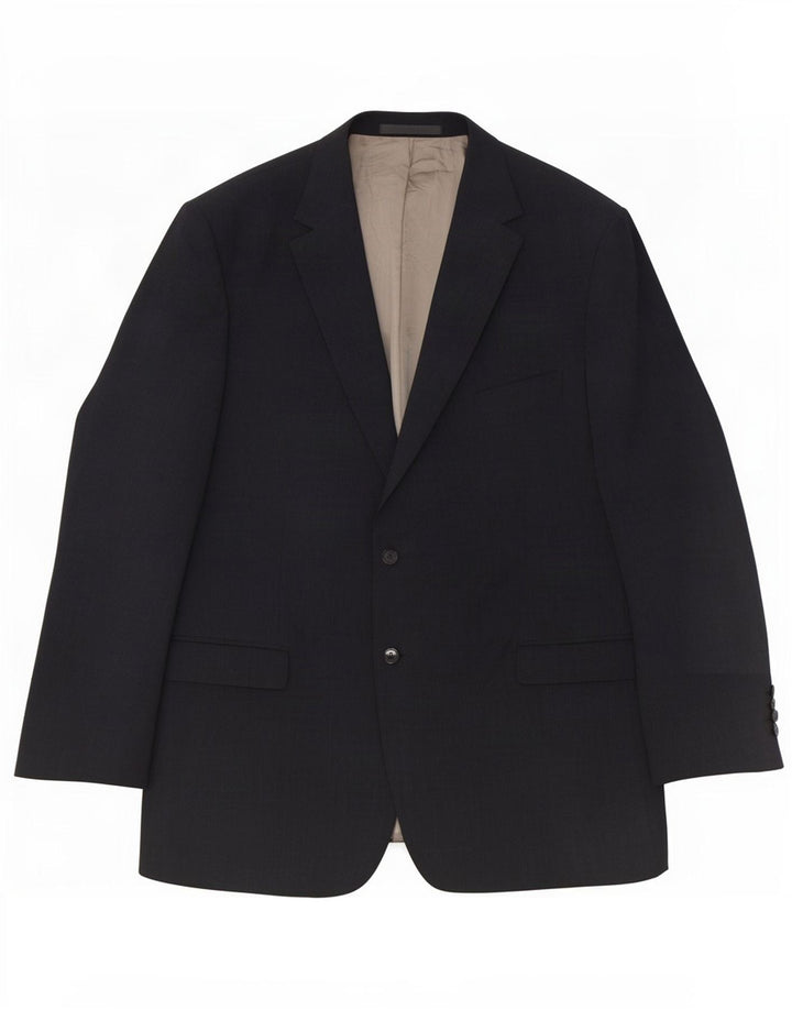 Marks & Spencer muška duga jakna s 2 gumba UK 48 2XL siva vuna
