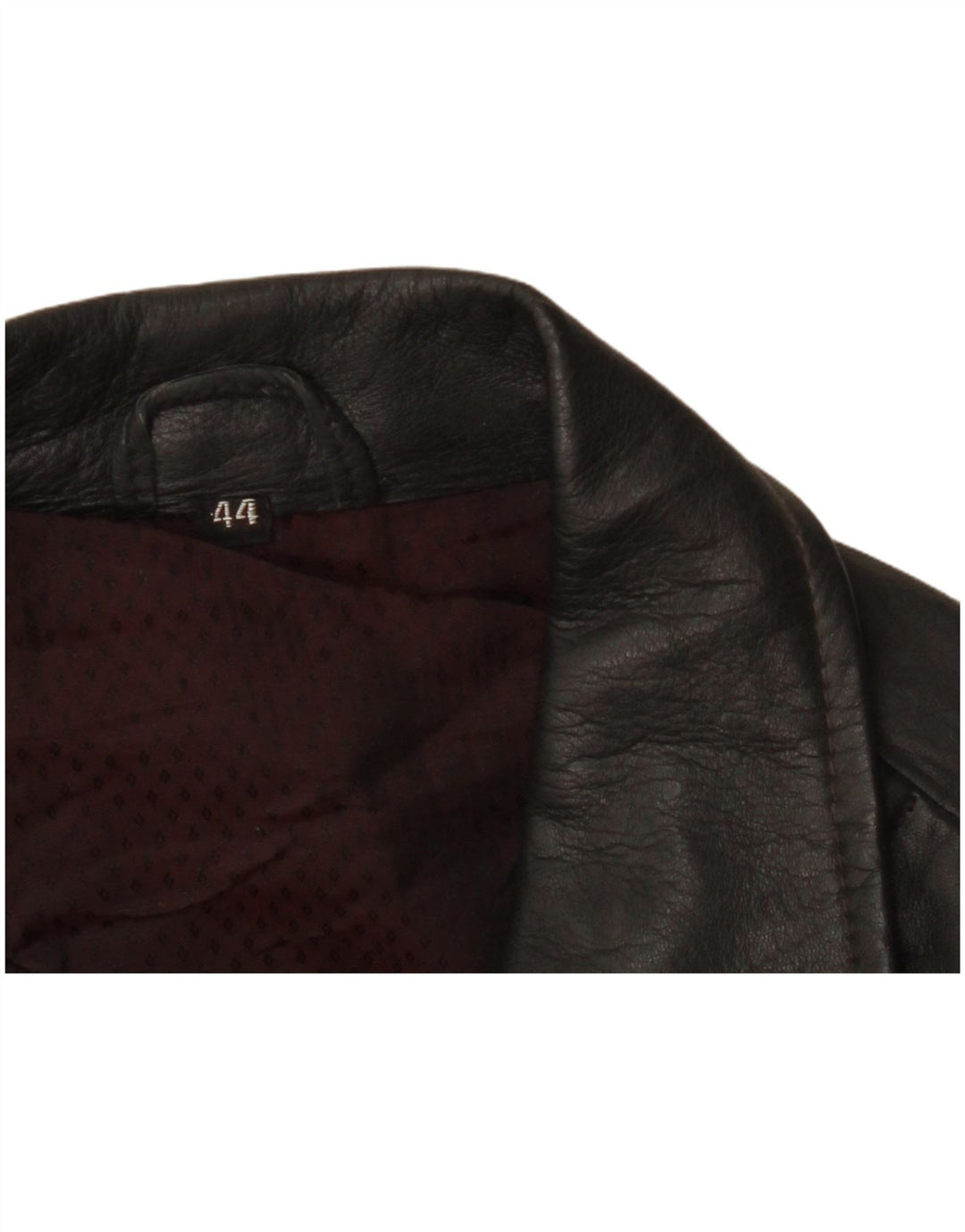 Vintage ženska kožna biciklistička jakna IT 44 srednje crna koža