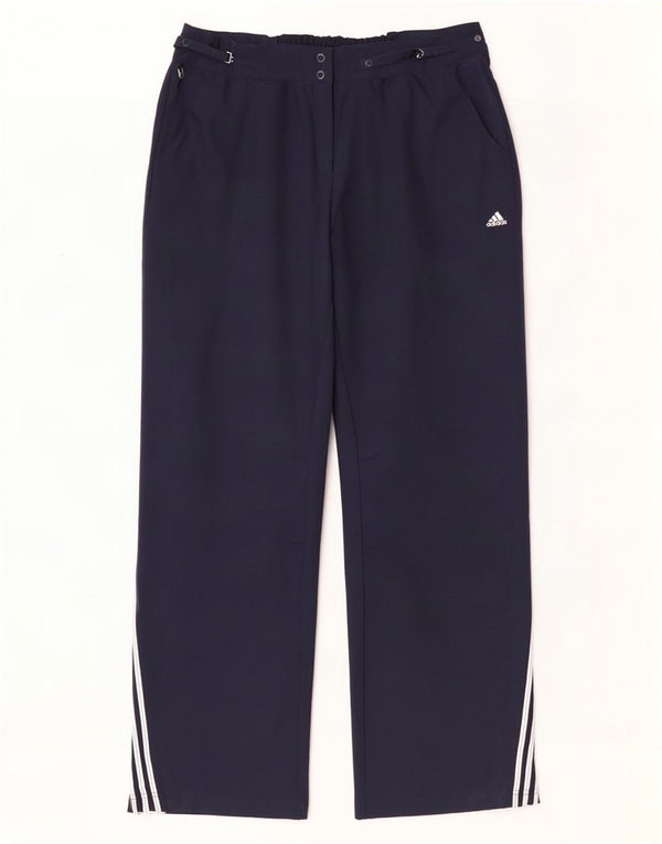 Adidas ženske Climalite Chino hlače UK 14 srednje W32 L32 tamnoplave