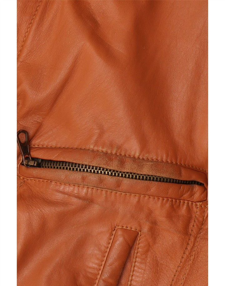 Vintage muška kožna jakna UK 40 Large Brown