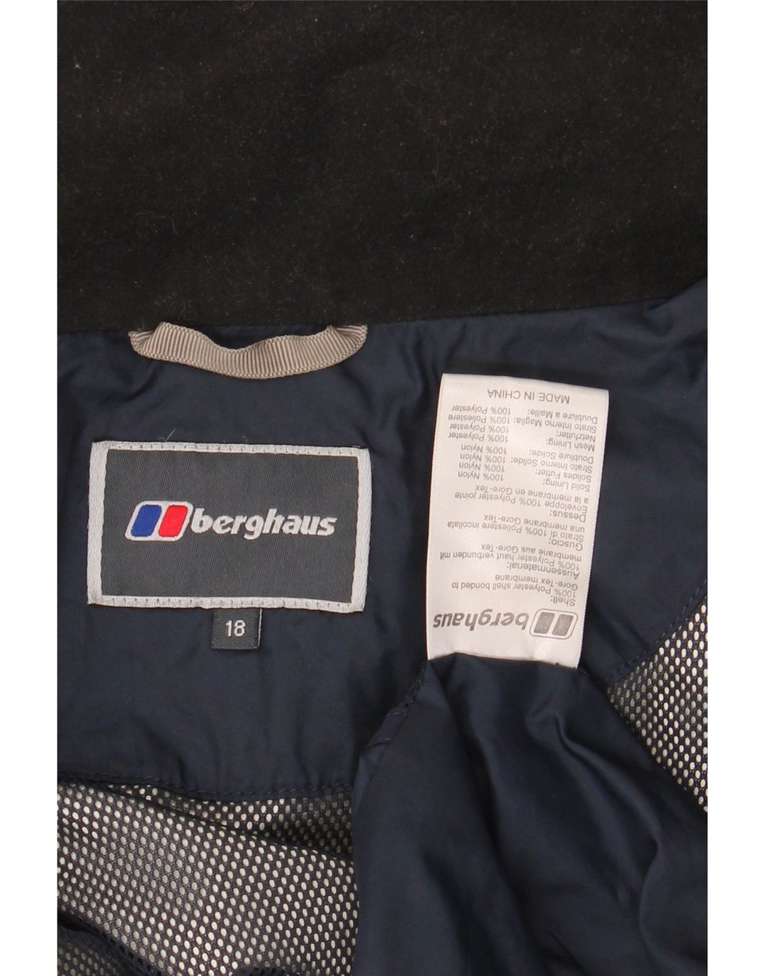 Berghaus ženska kišna jakna s kapuljačom UK 18 XL plava