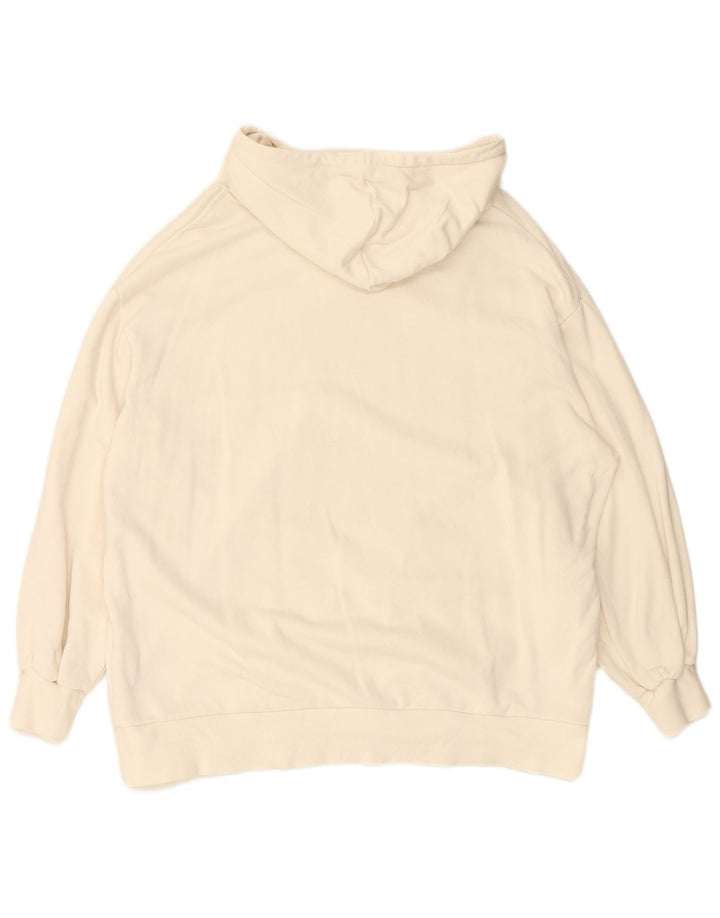 PUMA Ženska velika majica s kapuljačom UK 14 Srednje bijeli pamuk