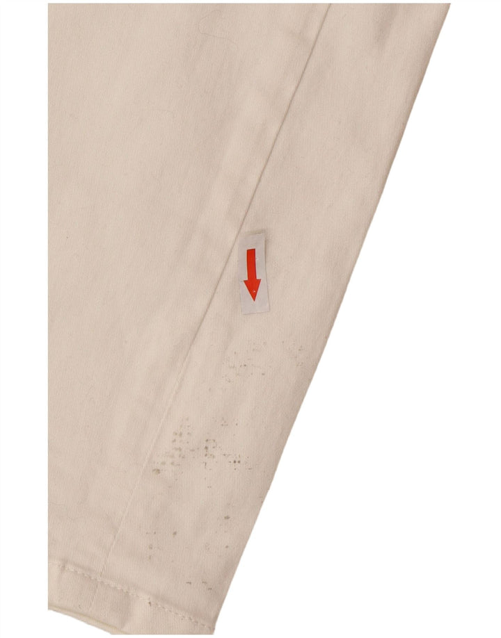 Calvin Klein ženske ravne traperice US 10 srednje W30 L26 bijeli pamuk