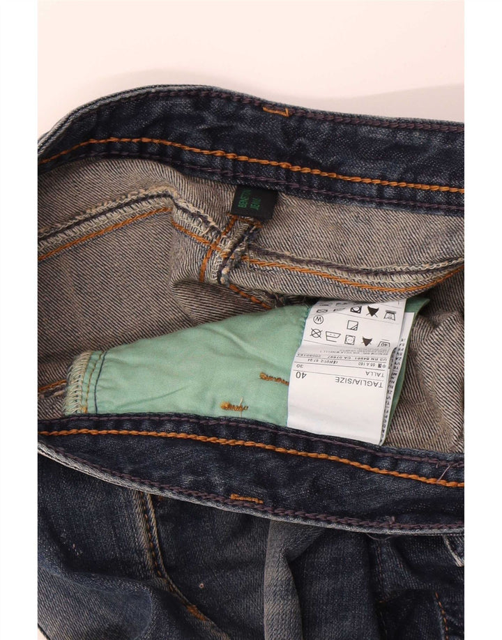 Benetton ženske kratke traper kratke hlače IT 40 male W30, plavi pamuk