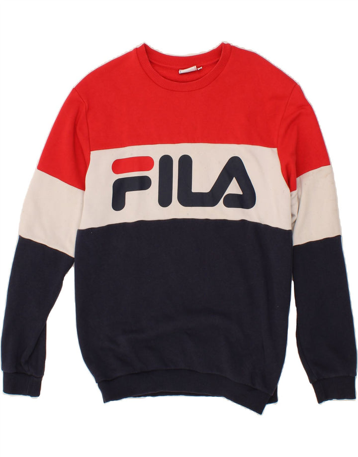 FILA muški džemper s grafičkim motivima srednje raznobojne boje