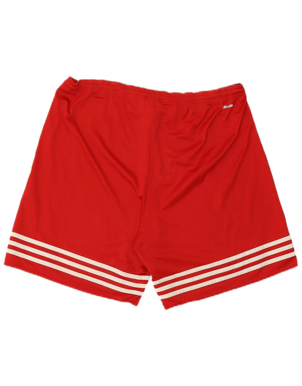 Adidas muške sportske kratke hlače Climalite XL crveni poliester
