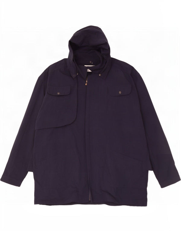 Trussardi muška pomoćna jakna s kapuljačom UK 42 XL tamnoplava