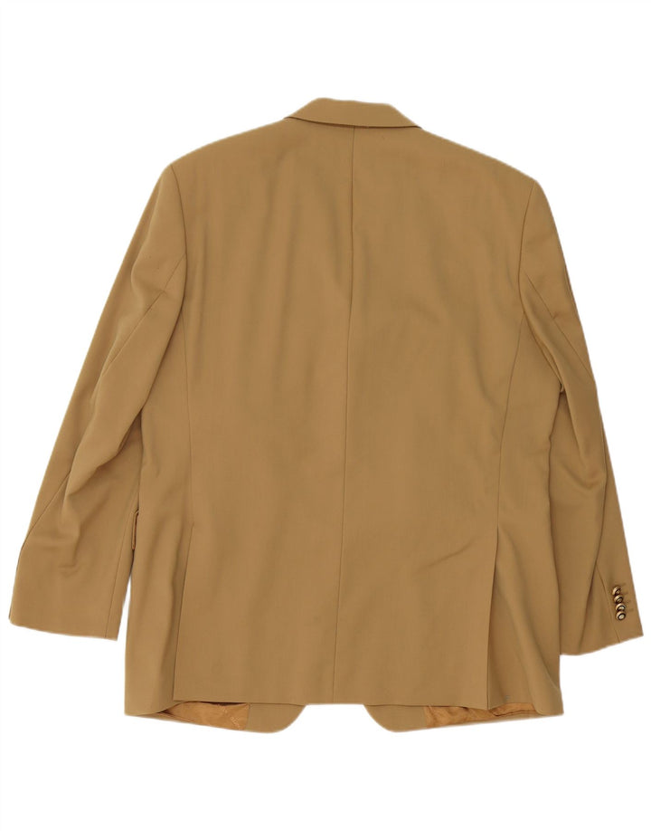 PIERRE CARDIN Muška jakna sa 3 gumba UK 40 Large Beige Virgin Wool