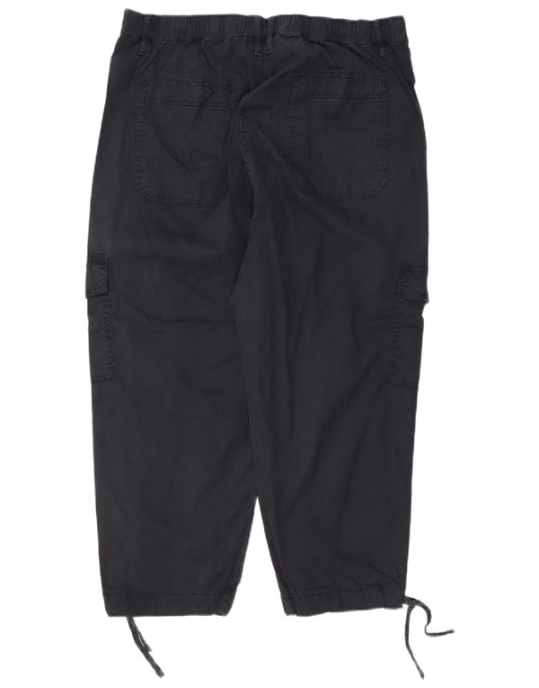 Marks & Spencer ženske kargo hlače visokog struka UK 16 Large W38 L23 crne