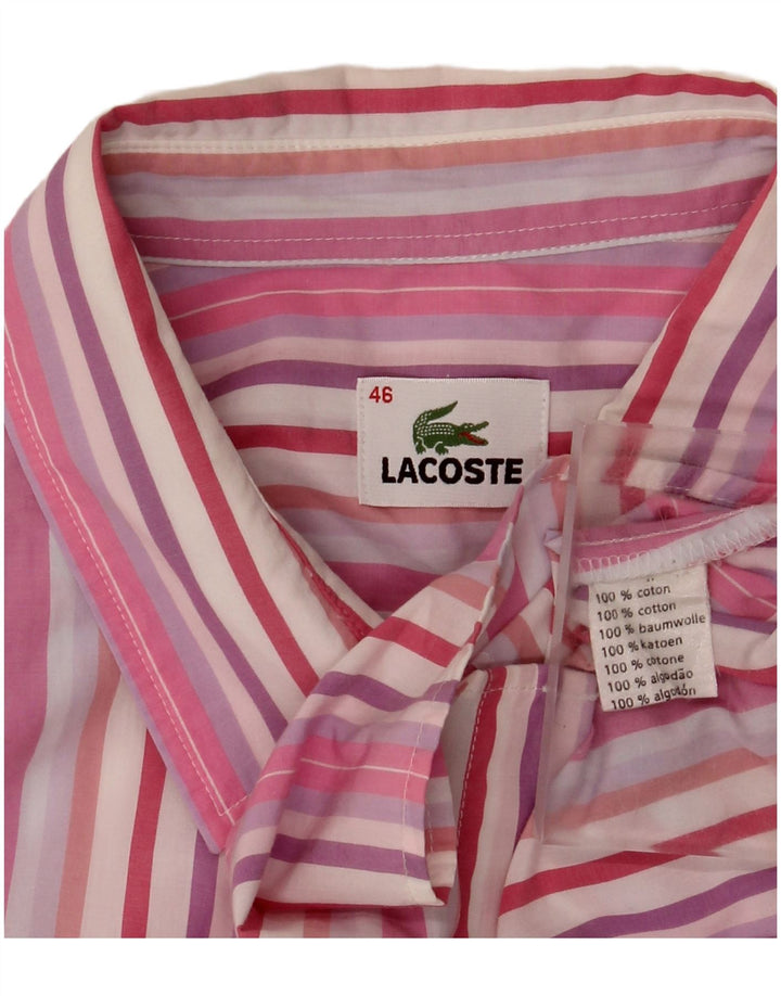 Lacoste ženska košulja 3/4 rukava, veličina 46 XL, raznobojni pamuk na pruge